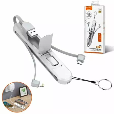 LDNIO LC130 3 in 1 Cable Storage Box